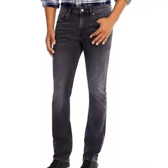 EDWIN LIAN SKINNY TAPERED LEG JEANS Men's Size 31 X 32 COAL BLACK WASH MSRP $158 - Picture 1 of 7